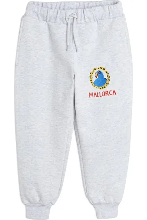 Mini Rodini Joggingbukser med grafisk tryk
