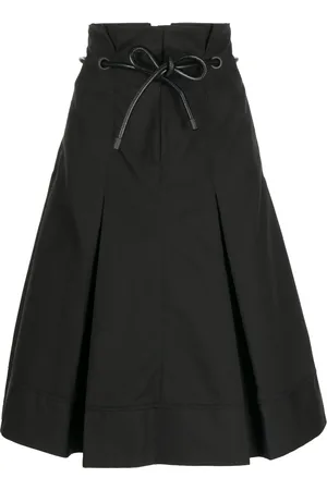 3.1 Phillip Lim Mellemlang Origami nederdel med høj talje