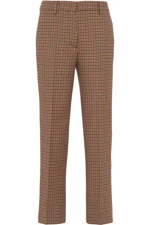 Prada Houndstooth-ternede bukser