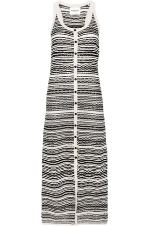 Marant Etoile Lang stribet Haroya kjole