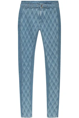 Balmain Skinny-jeans med geometrisk tryk