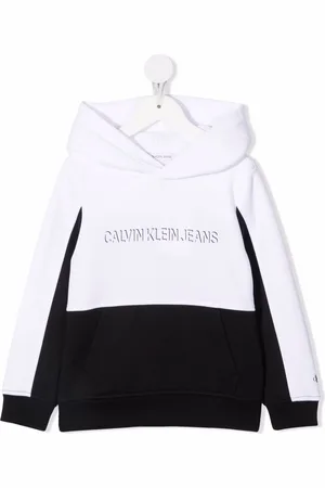 Calvin Klein Couture hættetrøje med colourblocking og logotryk