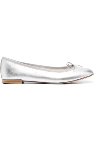 Repetto Metalliske ballerinaer med sløjfedetalje