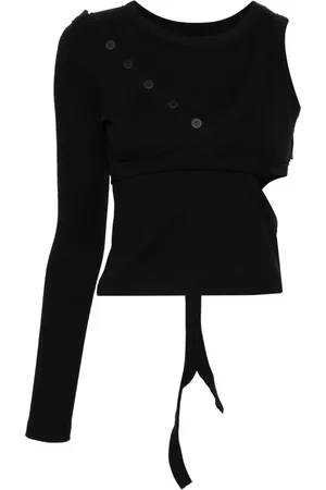 Natasha Zinko Cropped top med én skulder