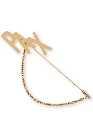 Moschino Pax broche med kædedetalje