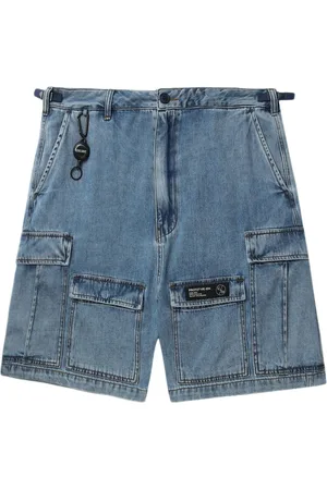 Izzue Cargo-shorts i denim med mellemhøj talje