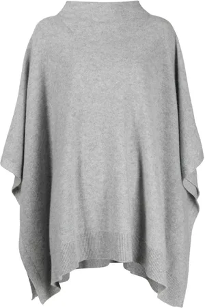 Vince ærmeløs poncho i kashmir