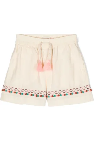 Scotch&Soda Seersucker-shorts med kvastdetalje
