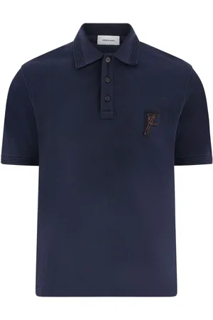 Salvatore Ferragamo Polo med broderet logo