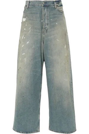 Acne Studios 2023 jeans med brede ben og mellemhøj talje