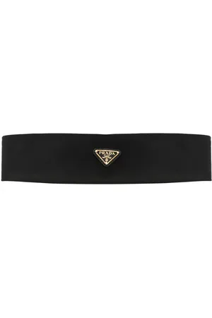 Prada Hårbånd med guld logo