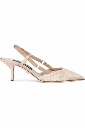 Dolce & Gabbana Slingback-pumps i korsetstil