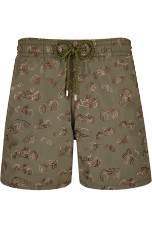 Vilebrequin Hermit Crabs-broderede badeshorts