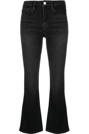 Frame Cropped jeans med mellemhøj talje
