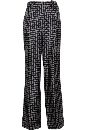 Prada Højtaljede bukser i twill