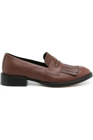 Sarah Chofakian Oxford slip-on sko med frynser