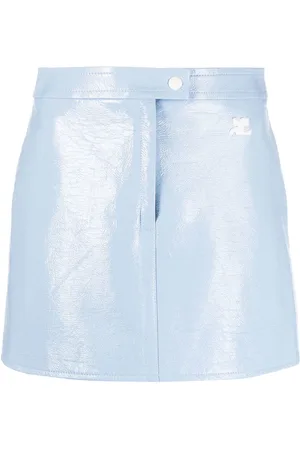 Courrèges Kort nederdel med logobroderi