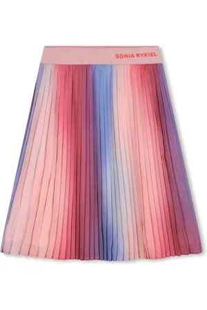 Sonia Rykiel Enfant Plisseret midi nederdel med gradueret effekt