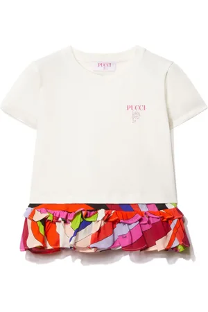 PUCCI Junior T-shirt med logotryk