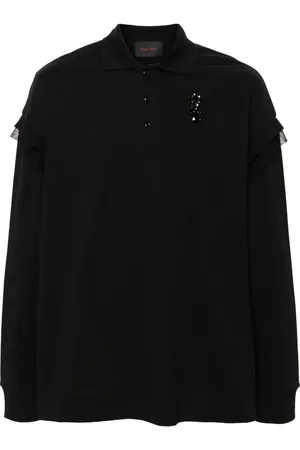 Simone Rocha Polo med krystaludsmykning
