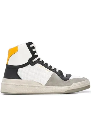 Saint Laurent High-top sneakers med paneler