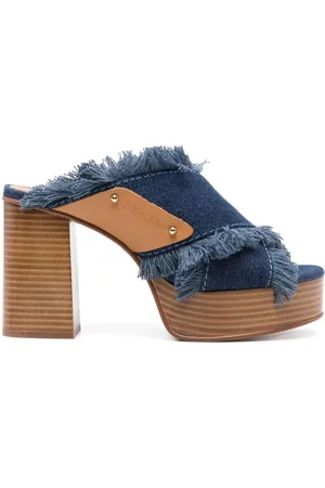 See by Chloé Schuhe 100mm mules med plateausål