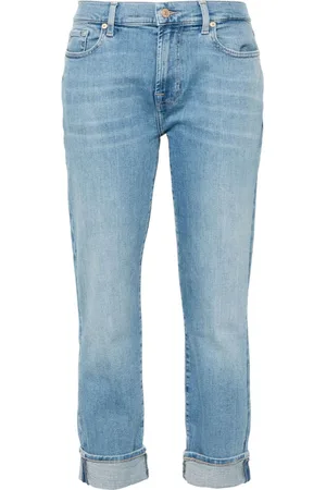 7 for all Mankind Boyfriend-jeans med mellemhøj talje