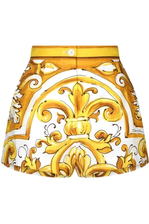 Dolce & Gabbana Shorts med Majolica-tryk