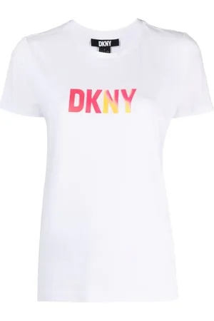 DKNY T-shirt med logotryk
