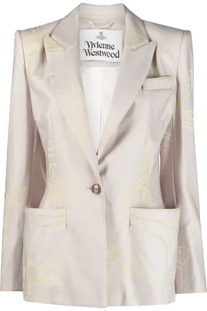 Vivienne Westwood Blazer i uld med orb-tryk