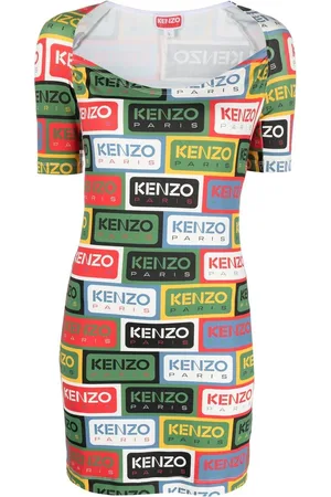 Kenzo Kort kjole med logotryk