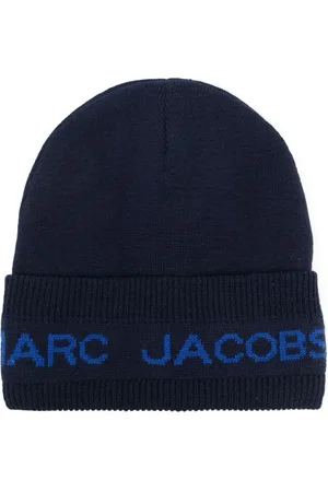 Marc Jacobs Strikket hue med logotryk