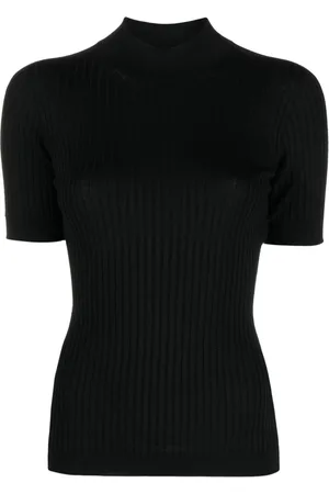 VERSACE Ribstrikket top