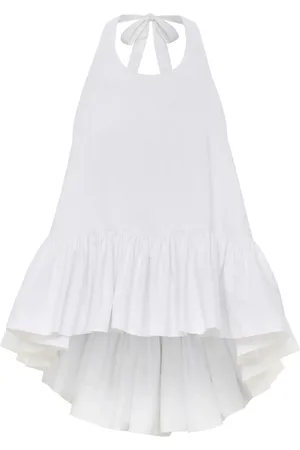 Azeeza Winston top i poplin med halterneck