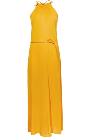 Proenza Schouler Lang kjole i blødt jersey med halterneck