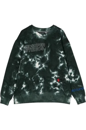KIDSUPER STUDIOS Dyed Super sweatshirt med broderi