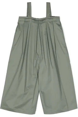 Il gufo Jumpsuit med brede ben og plisseringer