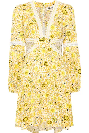 Diane von Furstenberg Kort Kimmie kjole med blomstret tryk