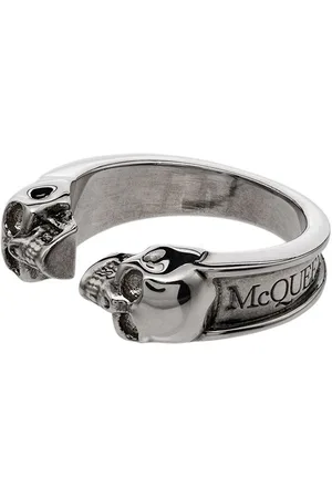 Alexander McQueen Twin dødningehovedring