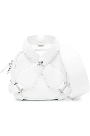 Courrèges Tote med snoet rem og logo
