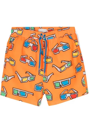 Stella McCartney Badeshorts med solbrilletryk