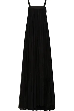 Dolce & Gabbana Lang plisseret tylkjole