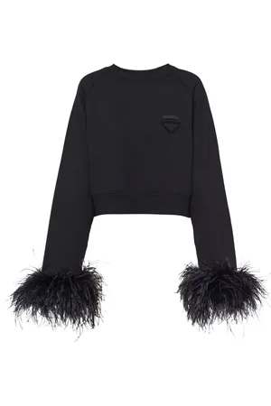 Prada Sweatshirt med fjerkant