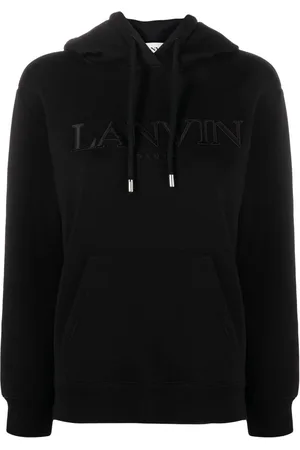 Lanvin Hættetrøje med logotryk og snoretræk