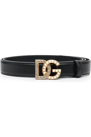 Dolce & Gabbana Bælte med udsmykket logospænde