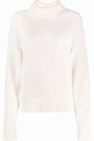 Jil Sander Striktrøje med rullekrave