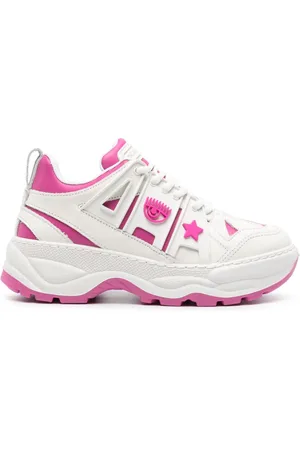 Chiara Ferragni Sneakers i læder med logo-applikation