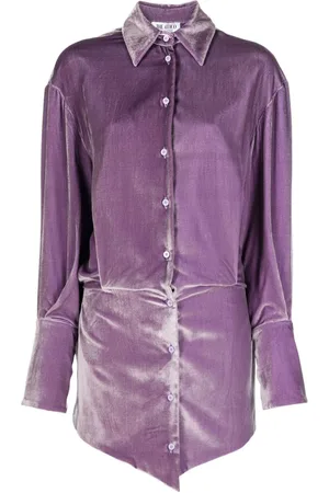 The Attico Kort Sylvie kjole i velour
