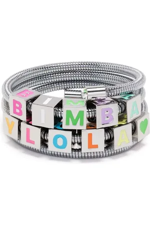 Bimba y Lola Armbånd med coil-kæde og logo