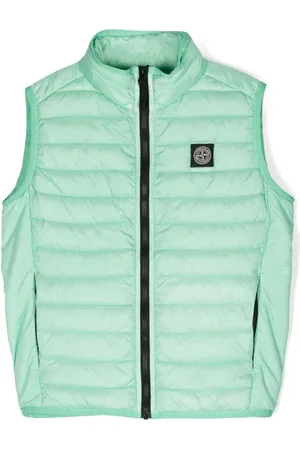 Stone Island Dynevest med logomærke